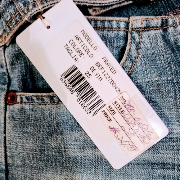 Fornarina Flare Leg Jean's Size 25 - Picture 4 of 6